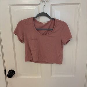 Altar'd State Mauve Crop Top